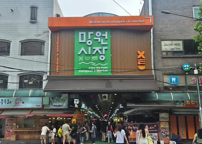 New 5 Minutes To Mangwon Market ,10 Minutes To Hapjeong And Hongdae , Spacious Two-room , 5 Minutes To Mapo-gu Office Station , 2br, 3bd *